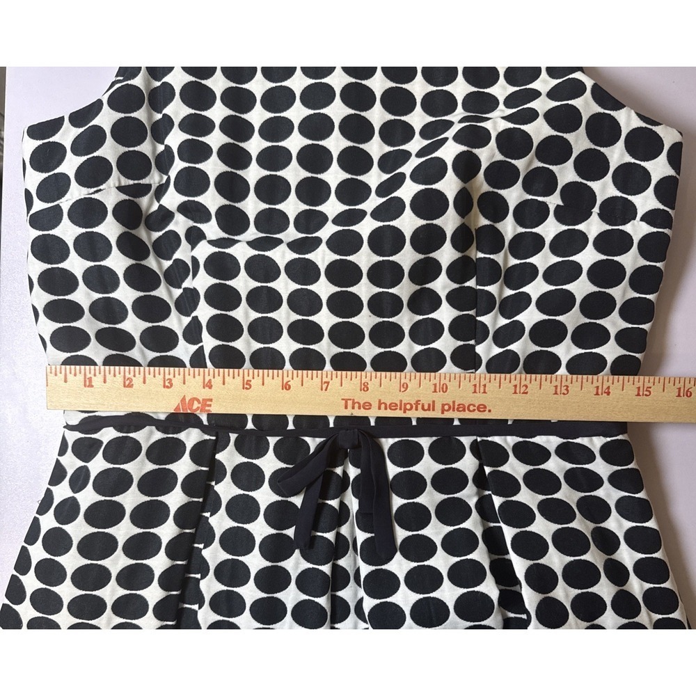 Taylor Women's‎ Black/White Dress Size 6 Cocktail Wedding Guest Bow - Picture 5 of 11